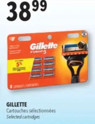 Familiprix GILLETTE, Selected cartridges offer