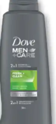 Familiprix Dove Men+Care fresh & clean shampoo+conditioner with caffeine and menthol 750ml offer