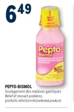 Familiprix PEPTO-BISMOL Relief of stomach problems, selected products offer