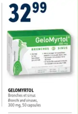 Familiprix GELOMYRTOL Bronchi and sinuses, 300 mg, 50 capsules offer