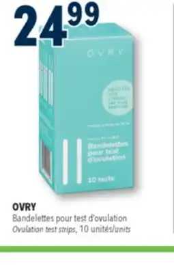 Familiprix OVRY Ovulation test strips, 10 units offer