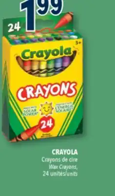 Familiprix CRAYOLA Wax Crayons 24 units offer