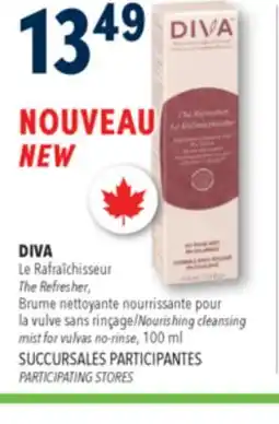 Familiprix DIVA Nourishing The Refresher, cleansing mist for vulvas no-rinse, 100 ml offer