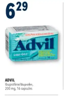 Familiprix ADVIL Ibuprofen, 200 mg, 16 capsules offer