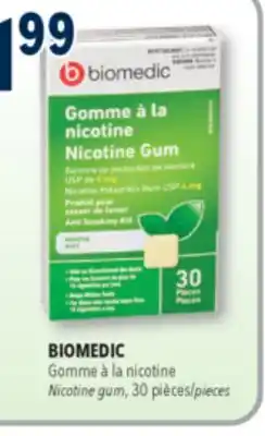 Familiprix BIOMEDIC, Nicotine gum, 30 pieces offer