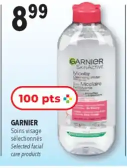 Familiprix GARNIER Selected facial care products offer