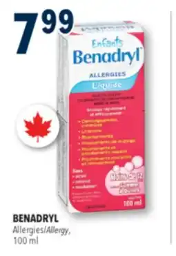 Familiprix BENADRYL Allergy, 100 ml offer