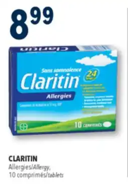 Familiprix CLARITIN Allergy 10 tablets offer