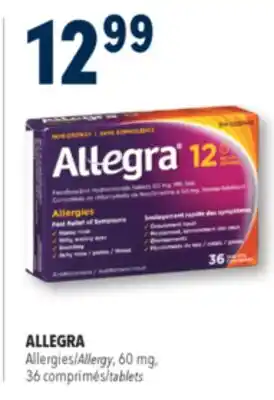 Familiprix ALLEGRA Allergy, 60 mg, 36 tablets offer