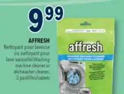 Familiprix AFFRESH Washing machine cleaner or dishwasher cleaner, 3 tablets offer
