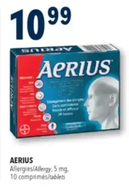 Familiprix AERIUS Allergy, 5 mg, 10 tablets offer