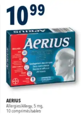 Familiprix AERIUS Allergy, 5 mg, 10 tablets offer