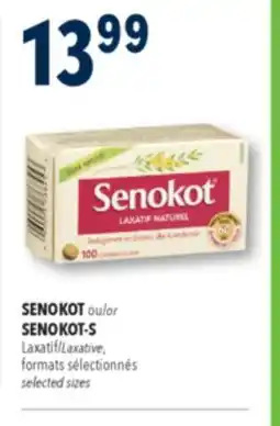 Familiprix SENOKOT or SENOKOT-S Laxative offer