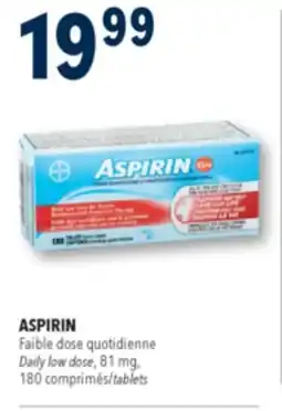Familiprix ASPIRIN Daily low dose 81 mg 180 tablets offer