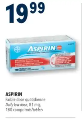Familiprix ASPIRIN Daily low dose 81 mg 180 tablets offer