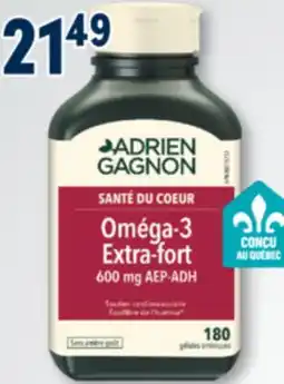 Familiprix Adrien Gagnon Heart health Omega-3 extra-strength enteric softgels 180's offer