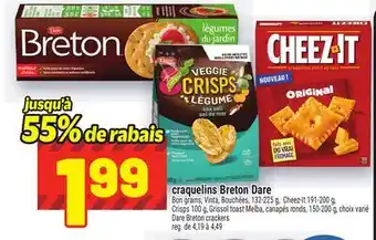 Metro CRAQUELINS BRETON DARE | DARE BRETON CRACKERS offer