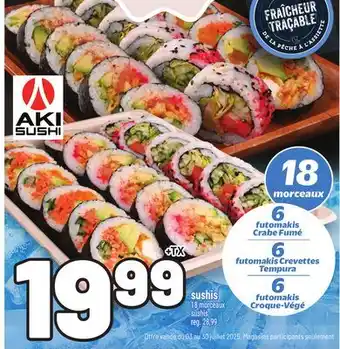 Metro SUSHIS | SUSHIS offer