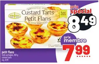 Metro PETIT FLANS| CUSTARD TARTS offer
