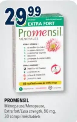Familiprix PROMENSIL Menopause, Extra strength, 80 mg, 30 tablets offer