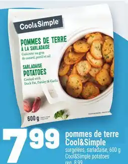 Metro POMMES DE TERRE COOL & SIMPLE | COOL & SIMPLE POTATOES offer