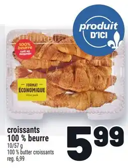 Metro CROISSANTS 100 % BEURRE | 100 % BUTTER CROISSANTS offer