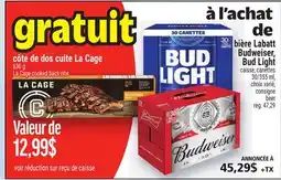Metro BIÈRE LABATT BUDWEISER, BUD LIGHT | BEER offer