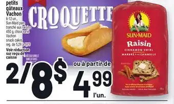 Metro PETITS GÂTEAUX VACHON | VACHON SNACK CAKES offer