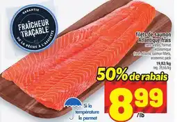 Metro FILETS DE SAUMON ATLANTIQUE FRAIS | FRESH ATLANTIC SALMON FILLETS offer