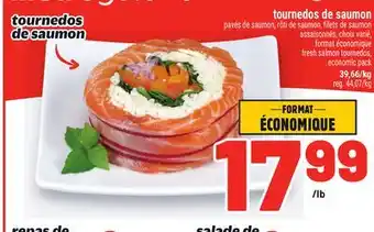 Metro TOURNEDOS DE SAUMON | FRESH SALMON TOURNEDOS offer