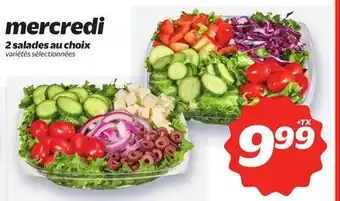Metro 2 SALADES offer