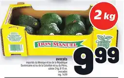 Metro AVOCATS | AVOCADOS offer
