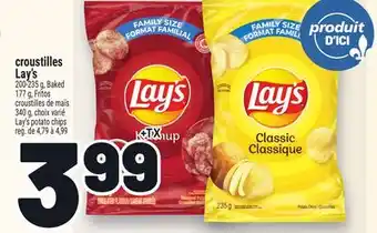 Metro CROUSTILLES LAY'S | LAY'S POTATO CHIPS offer