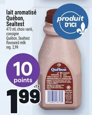 Metro LAIT AROMATISÉ QUÉBON, SEALTEST | QUÉBON, SEALTEST FLAVOURED MILK offer