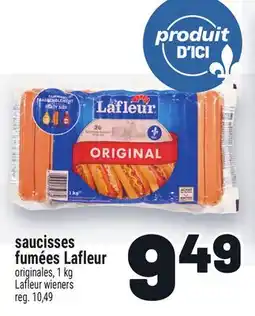 Metro SAUCISSES FUMÉES LAFLEUR | LAFLEUR WIENERS offer