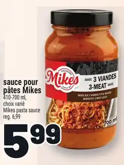 Metro SAUCE POUR PÂTES MIKES | MIKES PASTA SAUCE offer