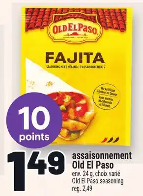 Metro ASSAISONNEMENT OLD EL PASO | OLD EL PASO SEASONING offer