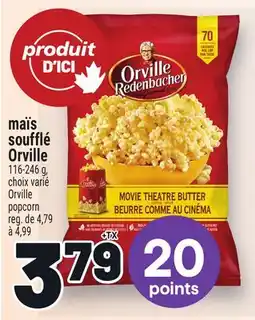 Metro MAÏS SOUFFLÉ ORVILLE | ORVILLE POPCORN offer