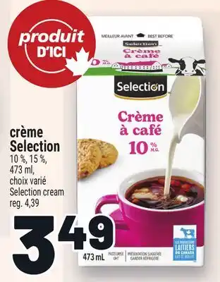 Metro CRÈME SELECTION | SELECTION CREAM offer