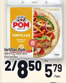 Metro TORTILLAS POM | POM TORTILLAS offer