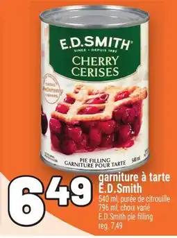Metro GARNITURE À TARTE E.D.SMITH | E.D.SMITH PIE FILLING offer
