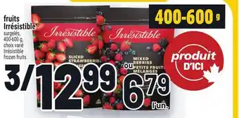 Metro FRUITS IRRÉSISTIBLE | IRRÉSISTIBLE FROZEN FRUITS offer