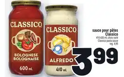 Metro SAUCE POUR PÂTES CLASSICO | CLASSICO PASTA SAUCE offer