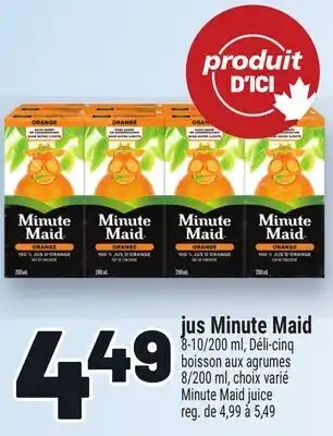 Metro JUS MINUTE MAID | MINUTE MAID JUICE offer