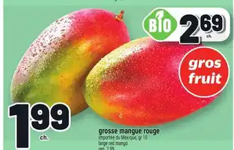 Metro GROSSE MANGUE ROUGE | LARGE RED MANGO offer