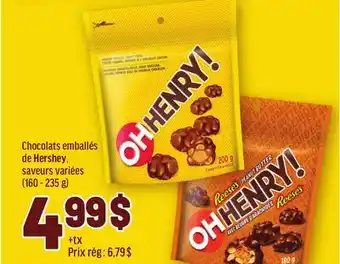 Metro CHOCOLATS EMBALLÉS DE HERSHEY offer
