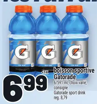 Metro BOISSON SPORTIVE GATORADE | GATORADE SPORT DRINK offer