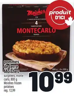 Metro POMMES DE TERRE MOISHES | MOISHES FROZEN POTATOES offer