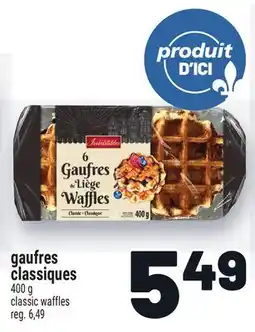 Metro GAUFRES CLASSIQUES IRRESISTIBLES | IRRESISTIBLES CLASSIC WAFFLES offer