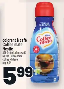Metro COLORANT À CAFÉ COFFEE MATE NESTLÉ | NESTLÉ COFFEE MATE COFFEE WHITENER offer